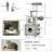 144.5cm H Cat Tree