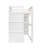 Twin House Loft Bed With Ladder & Solid Wood-493871232-493871235