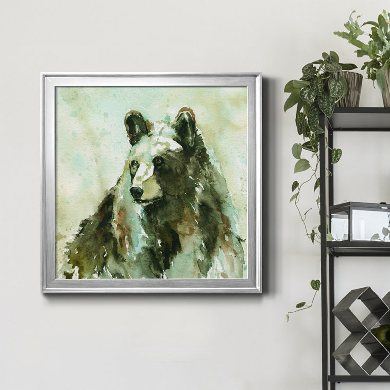 Après un long hiver - Reproduction d'art sur toile encadrée, H 30,5 po x l 30,5 po x P 1,5 po, Encadrement argenté