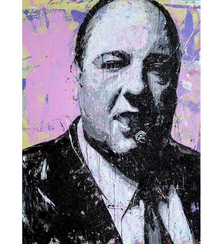" Tony Soprano ", 36" H x 32" W x 1.5" D