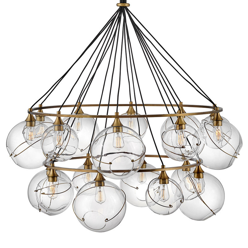 Skye 18 - Light Unique / Statement Tiered Chandelier