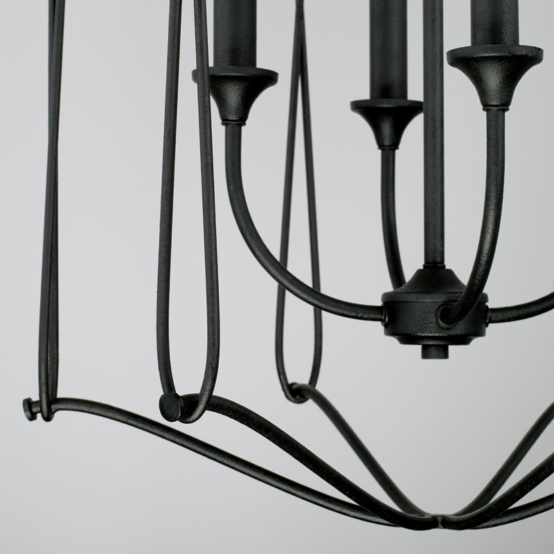 Luminaire suspendu de style lanterne à 4 lumières