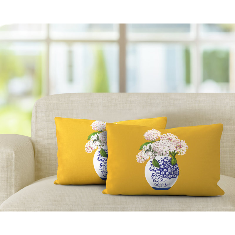 Coussin intérieur / extérieur Lumbar, Jaune
