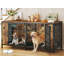 Meuble de rangement pour chien 63 po