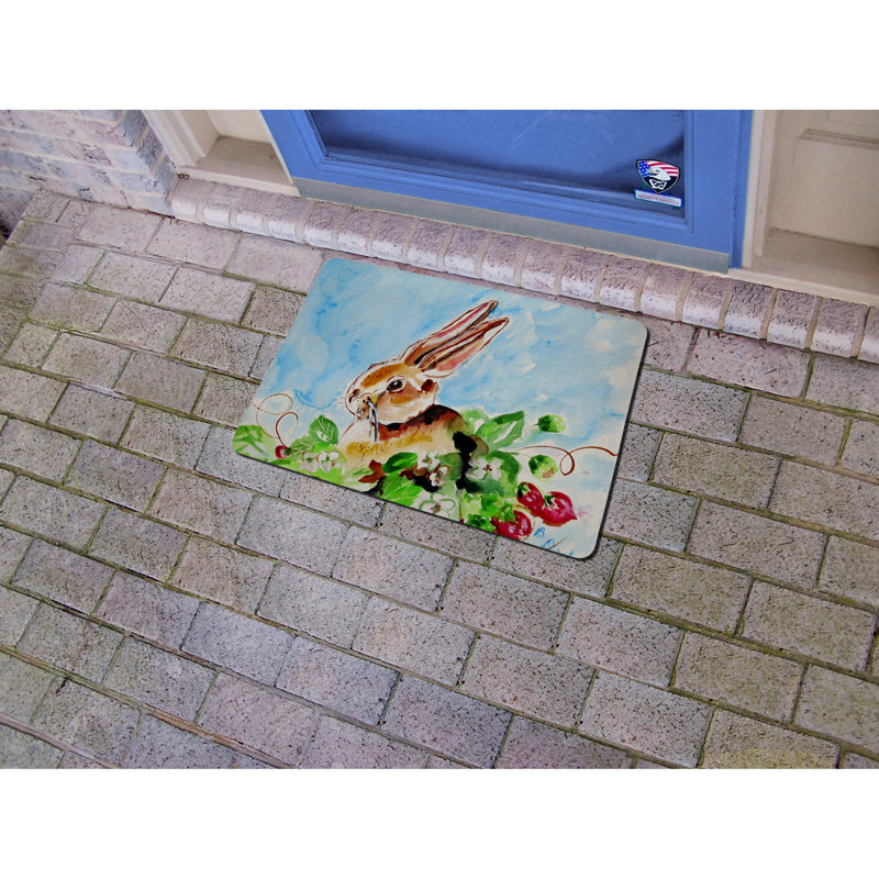 Deveraux Non-Slip Doormat, Rectangle 1'6" x 2'2"
