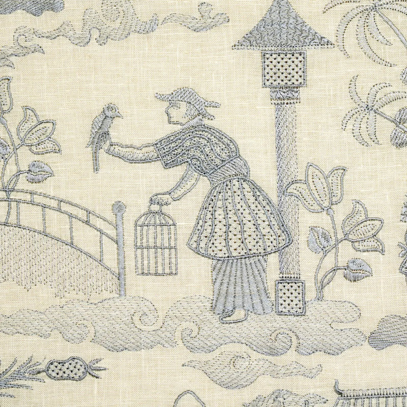 Toile brodée Bassano, Delft