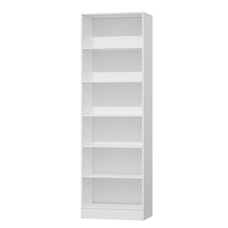 Système de rangement pour garde-robe 79 po, armoire avec compartiments de rangement et cloison réglable, Blanc