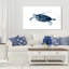 «Navy Ink Turtle I», reproduction d'art sur toile encadrée-31936708-31474450