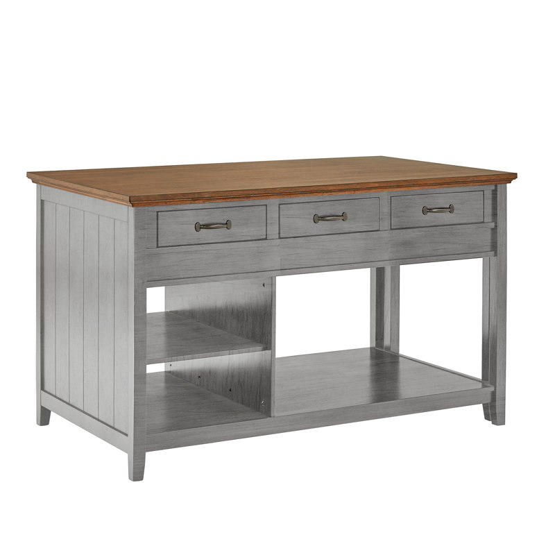 Spadina Kitchen Island, Gray