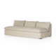 Zuri 94" Armless Slipcovered Sofa 