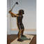 Statue en bronze Messinger Susan Plays - Taille: L 18 po x l 23 po x H 47 po.