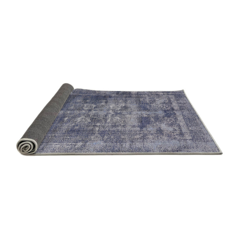 Tapis oriental beige / bleu Sanjuana, Rond 8 pi