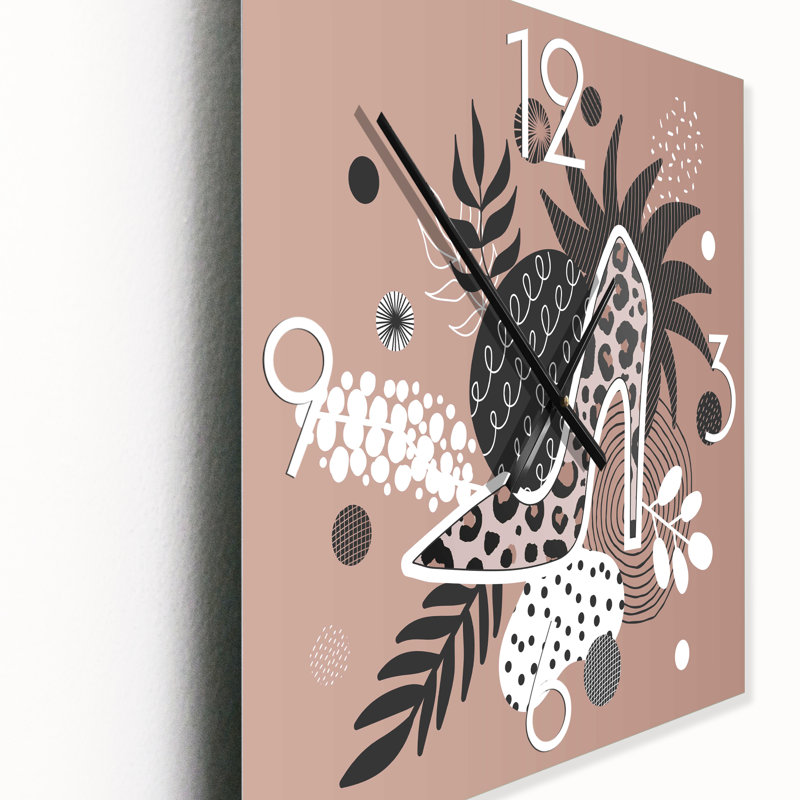 Horloge murale moderne Leopard, Petit