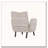 Boucle Upholstered  Accent Chair-1166052026