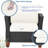Arnor 400 - Person Patio Conversation Set with Cushions