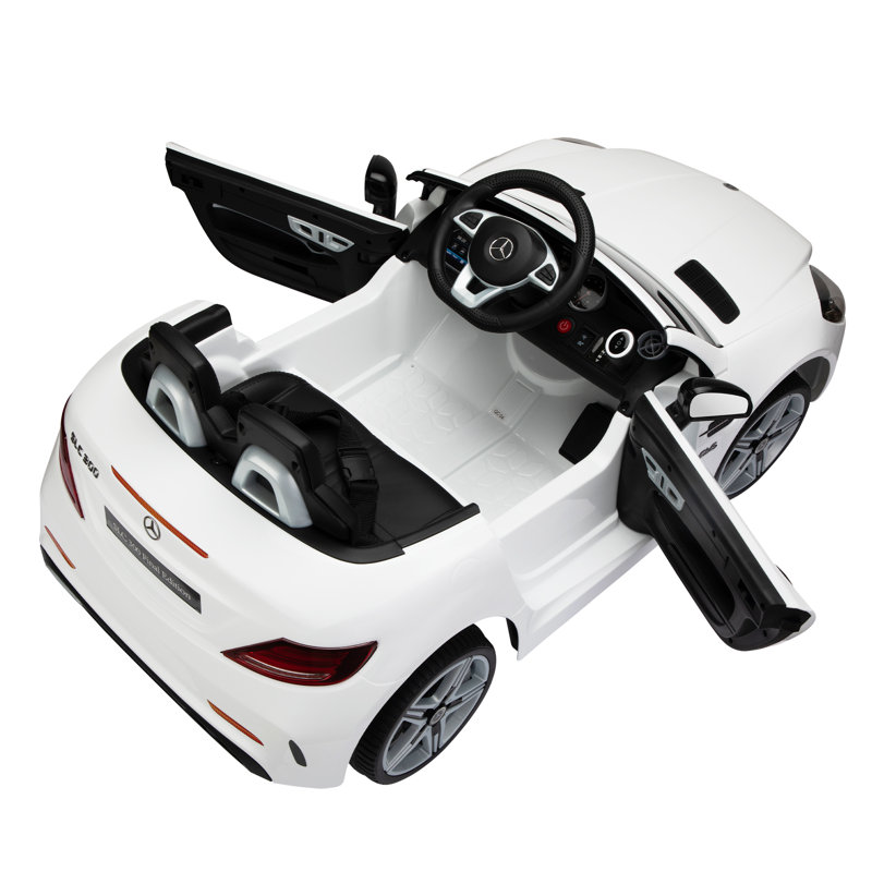 Aosom 12V Electric Car for Kids Ride On, Blanc