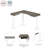 Thilebrook Adjustable L-Shaped Standing Desk-1452696159