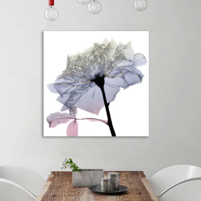 Silver Splash 3 - Wrapped Canvas Print, 76 cm H x 76 cm W