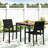Outdoor Black Dining Chair - Aluminum Frame & Mesh Seat, Weather , 22"d X 23"w 33.41"h Aluminum, Seating, 23" 22" 33.41