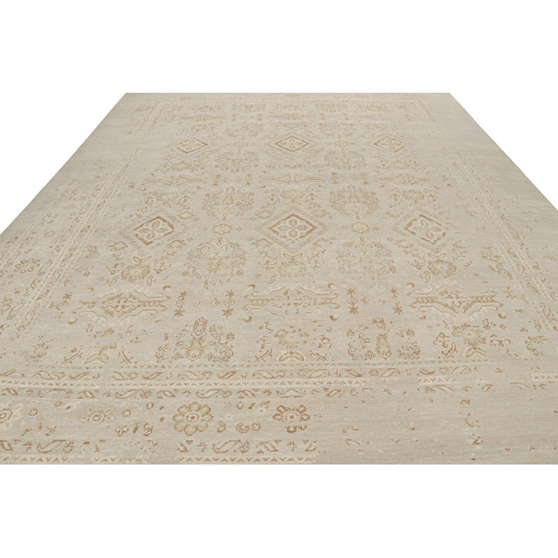 One-of-a-Kind Rectangle: 11'10" X 14'10" Hand Knotted Area Rug