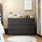 Black Embossed 6-Drawer Dresser With Mirror P2 12MM Particleboard With Melamine 47.22"W-840892436