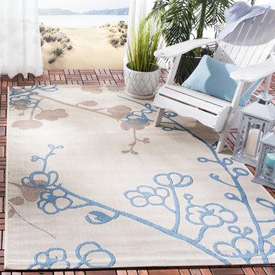 Tapis d'intérieur / extérieur à fleurs Herefordshire Performance