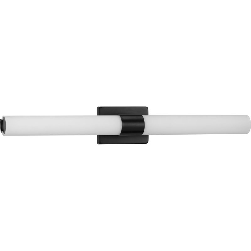 Barre d'éclairage de salle de bain 1 lumière DEL Afsaar, Noir