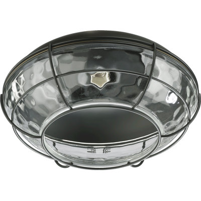 Ventilateur de plafond pour patio 1 lumière Wojtowicz 12,75 "