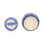 Bougie bleue / blanche avec pivoines chinoises
