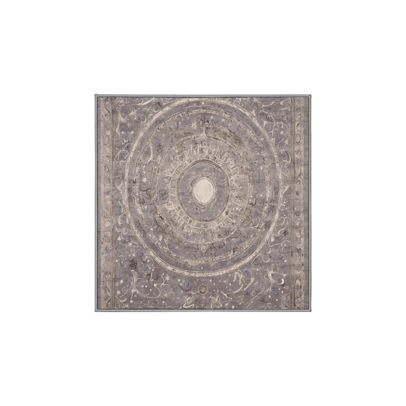 Machine Washable Gray Area Rug