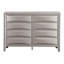 Commode Marilla G1503-D, champagne argenté
