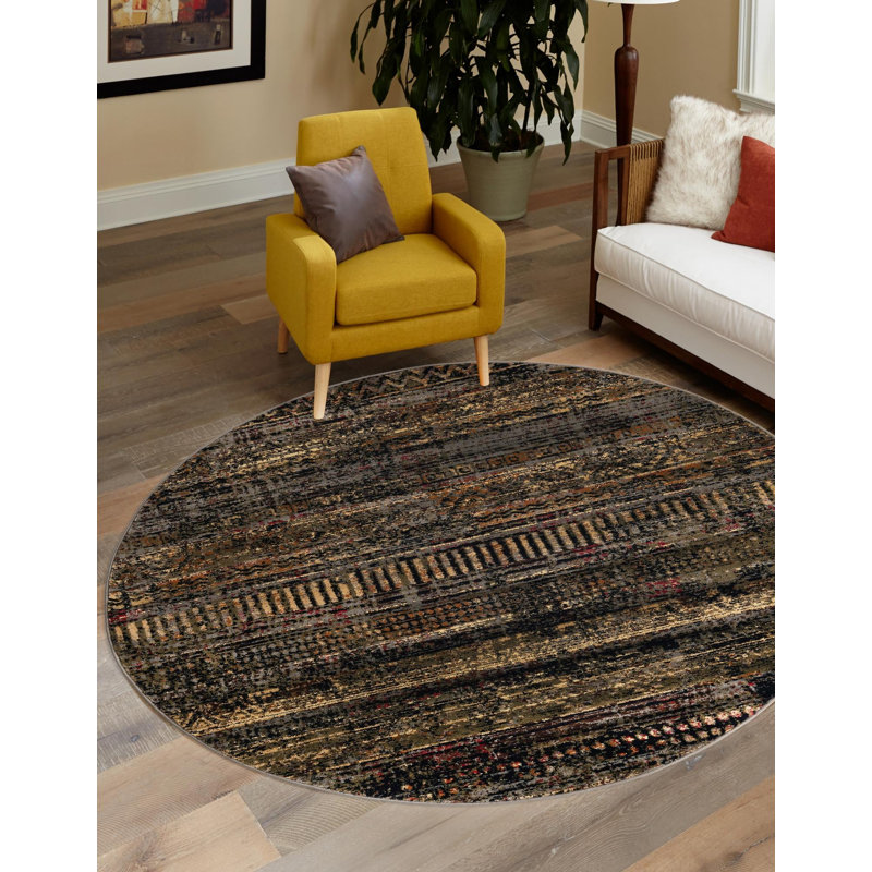 Blakely In Polypropylene Woven by the Quigley Machine, Round 7'1"