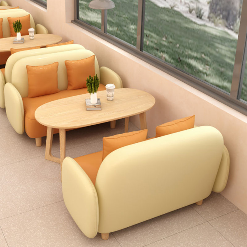 Bancs de café modernes et simples