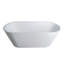 67 inch freestanding solid surface soaking bathtub for bathroom
