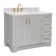 ARIEL TAYLOR 43 IN LEFT OFFSET SINGLE RECTANGLE SINK VANITY