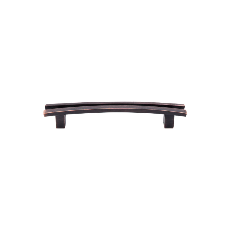 Flared 5" Center to Center Bar pull, Tuscan Bronze