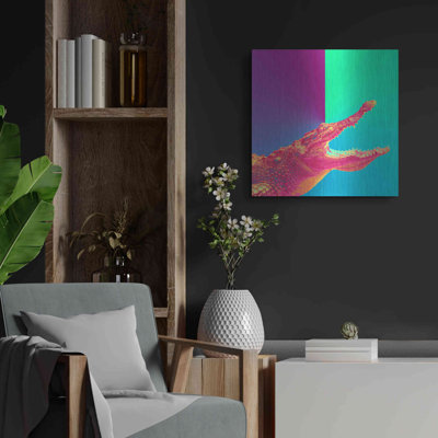 «Alligator Crush», art mural en métal
