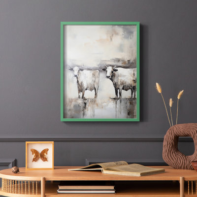 ANIMALS Series CCLXIX - reproduction encadrée de qualité supérieure - prête à être accrochée - aucun clou requis