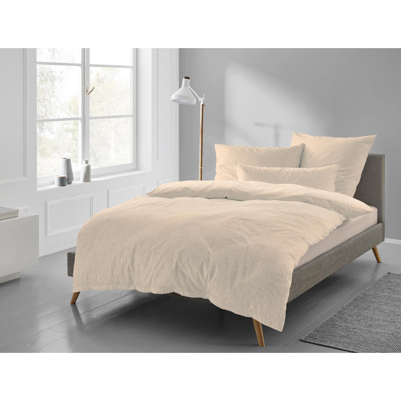Carla Cotton 81 TC Duvet Cover Set, 220 x 240cm - 1 Pillowcase (80 x 80 cm), Jade