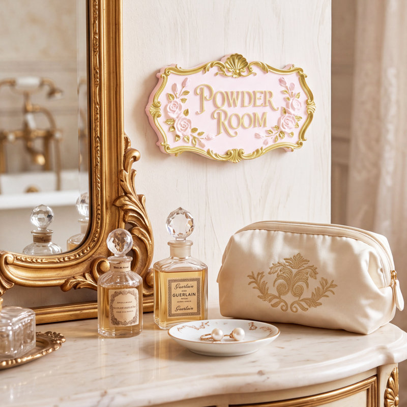 Décoration murale gothique Putuo Decor Stay Weird, plaque murale vintage en résine 3D avec roses en relief, finition bronze antique et noir, idéale pour une chambre ou un salon.