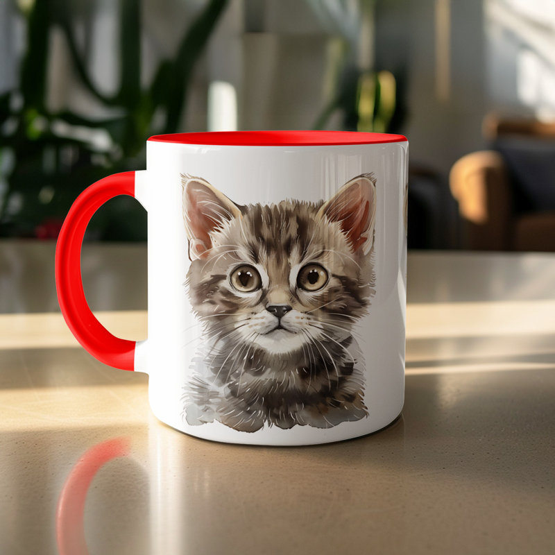 Mug, 1, Red
