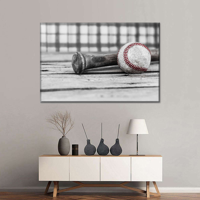 Baseball Pop, reproduction sur toile, L 34 po x H 51 po
