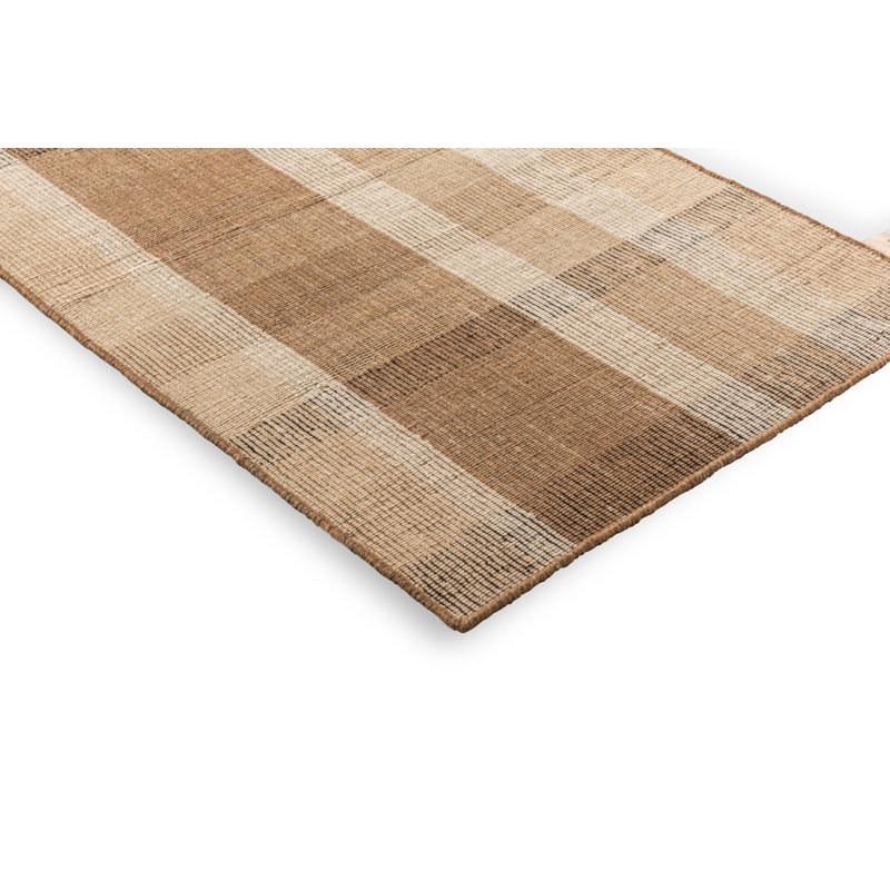 Tapis à rayures et carreaux Block, Tapis de couloir 2 pi 4 po x 9 pi 10 po