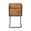 Auterson 18.9cm H Leather Upholstered Metal Upholstered Back Accent-1122668042