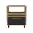 Baldwin City Nightstand, Bedroom, Light Oak/Black