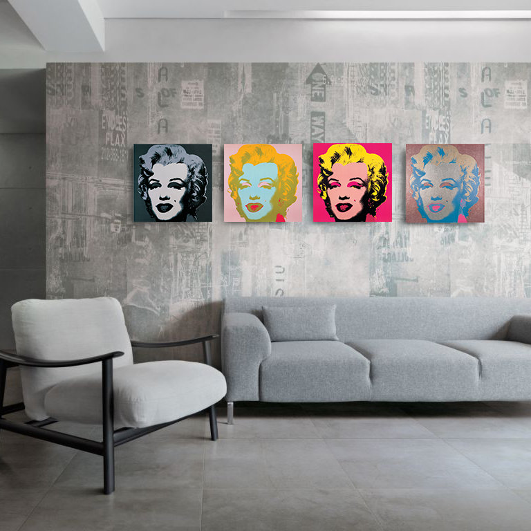 Andy Warhol - No Frame Print on Wood