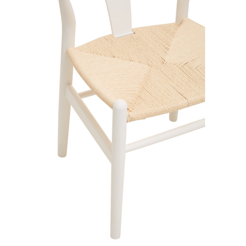 Lucette 45cm H Solid Wood Side Chair, White