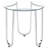 Dutton Chrome 3-piece Round Coffee Table Set