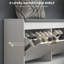 8 Pair Shoe Storage Bench