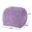 Repose-pieds carré en microfibre lavande Spongy